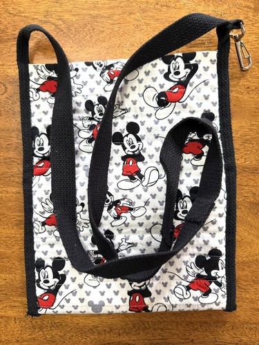 Mickey Mouse Bolso de Mano Hecho a Mano Tela Bolso de Hombro Monedero Bolsillo Multi Compartimento - Imagen 8 de 9