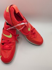 Nike Zoom Pole Vault Elite Track Spikes Bright Crimson Men's Size 8 FZ9326-600