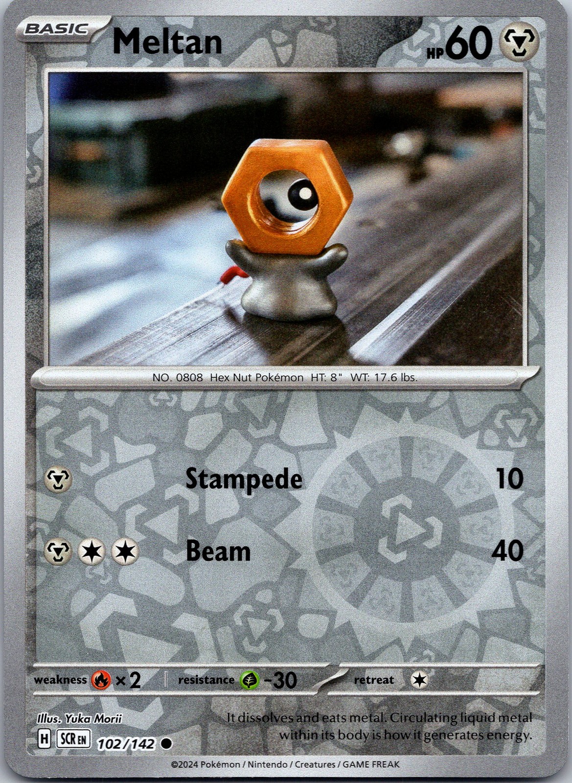 Meltan #102/142 SV07: Stellar Crown Near Mint or Better
