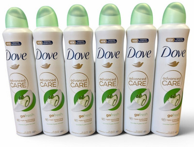 6x Dove advanced Care go fresh cucumber & green tea scent Antitran 72h (6x250ml)