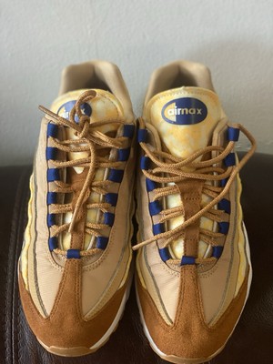 Nike Air Max 95 SE Twine Tawny Royal Blue Sail Mens  Size 7 Rare Shoe