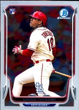 2014 Bowman Chrome #12 Oscar Taveras RC