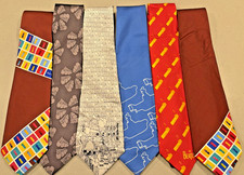 6 Beatles Ties-One Album, Yellow Submarine, Rubber Soul, All You Need is Love