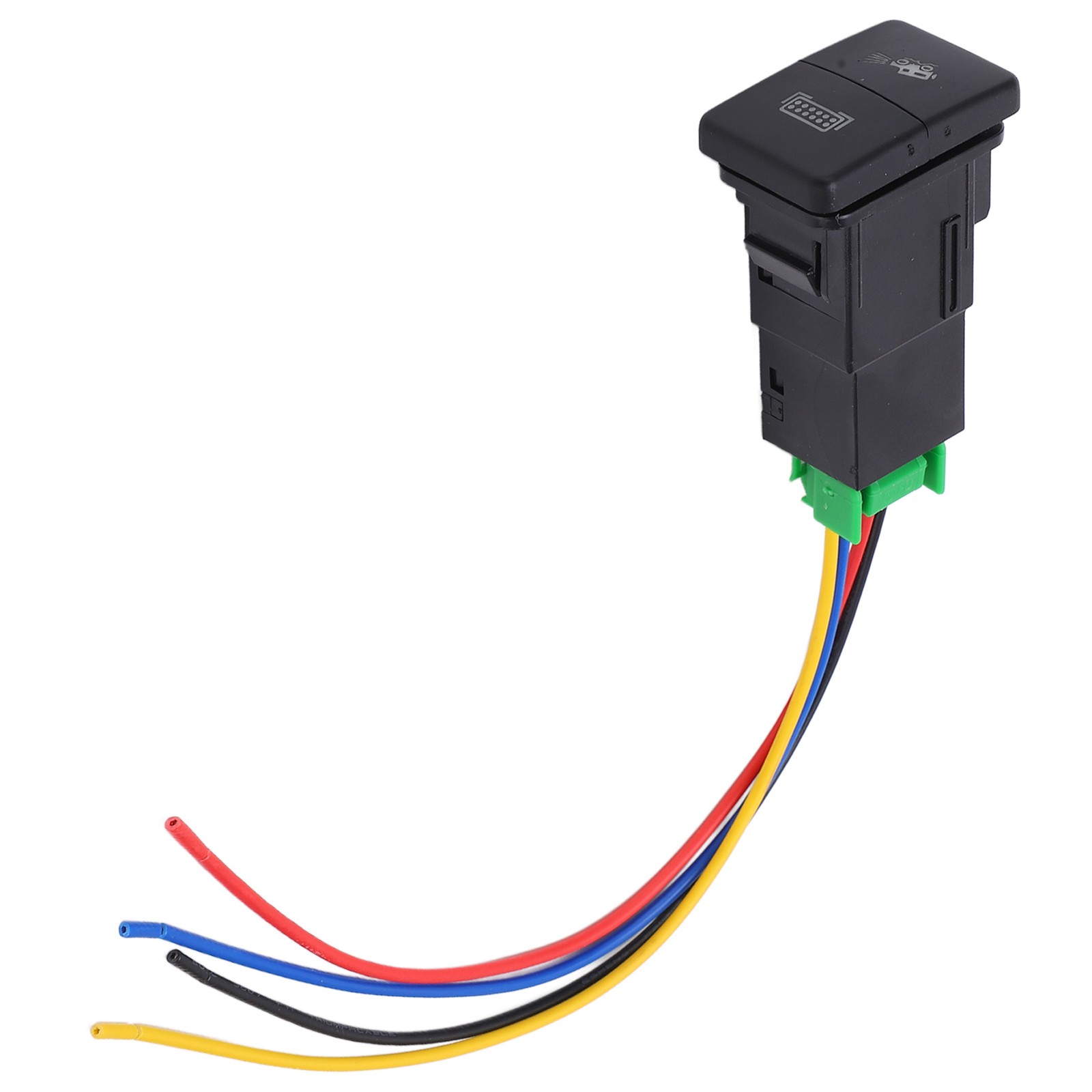 Wire Fog Light Switch Reserved Hole Polishing Double Press Fog Lamp Switch✈
