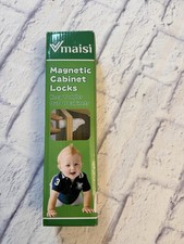 Magnetic Cabinet Locks Keeps Toddler Out Of Cabinets- Locks 12 Cabinets- VMaisi