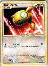 Dunsparce 29/95 Non Holo Unleashed - Pokemon Card - NM
