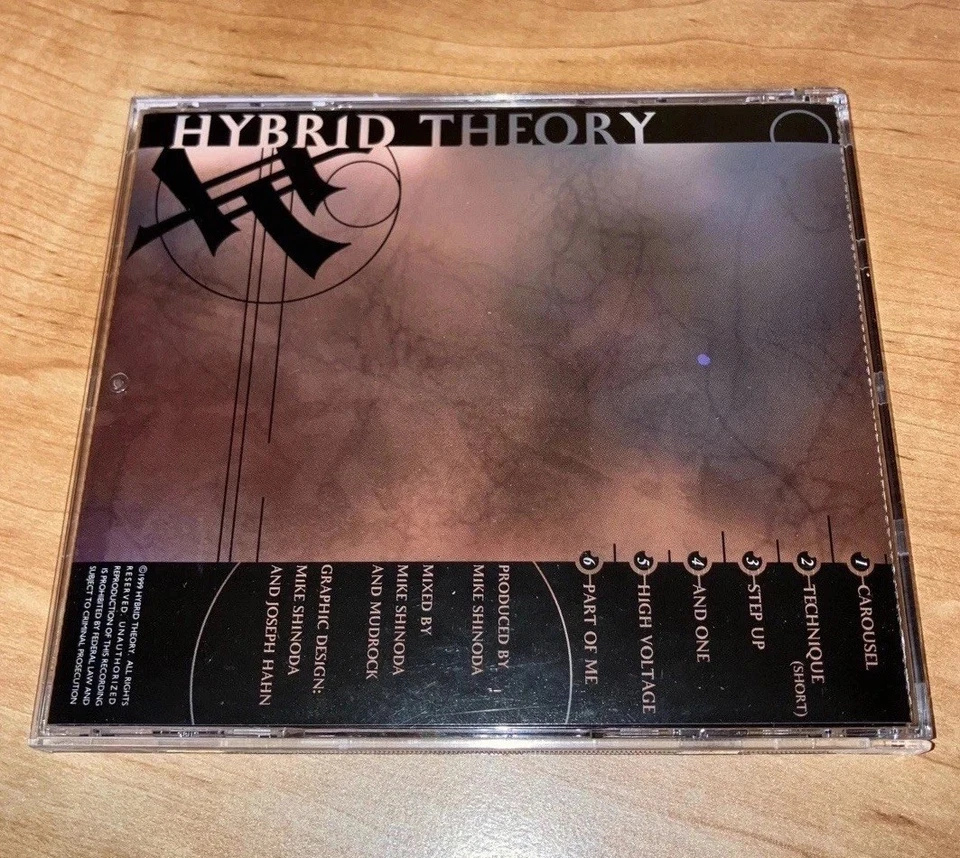 Hybrid Theory EP CD 1999 LPU Reissue Linkin Park Vintage Mike Shinoda Nu Metal Foto 2 de 4