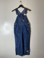 Vintage Cartoon Network Powerpuff Girls 2002 Overalls Size 12 Girls Embroidered
