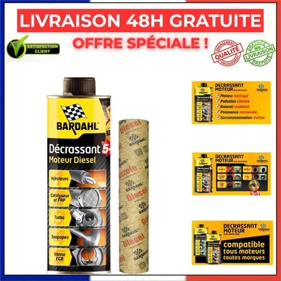 Nettoyant moteur diesel Bardahl 500 ml Décrassant injection turbo EGR - Photo 1/4