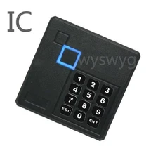  Weatherproof IC Reader Keypad 13.56MHz S50 MF1 Wiegand26 For Access Contro