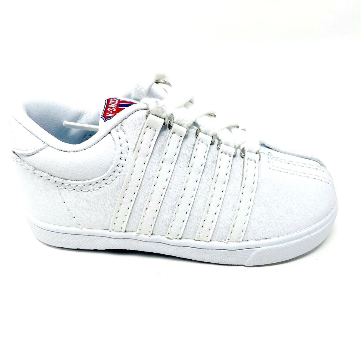 K-Swiss Classic Triple White Infant Baby Casual Sneakers Shoes