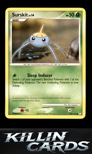 Surskit 104/123 Common Mysterious Treasures Pokemon Card LP