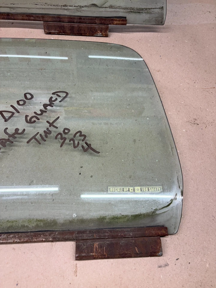 82 83 84 86 1987 88 89 Dodge D100 D150 D350 1981 puerta tintada ventana vidrio OEM PR Foto 4 de 4