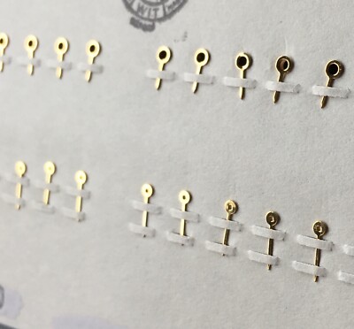 Nos New [1 Set = 2 Hands ] WIT Nadel Tr. 50/100 Hour + Minute Hand Stick Golden