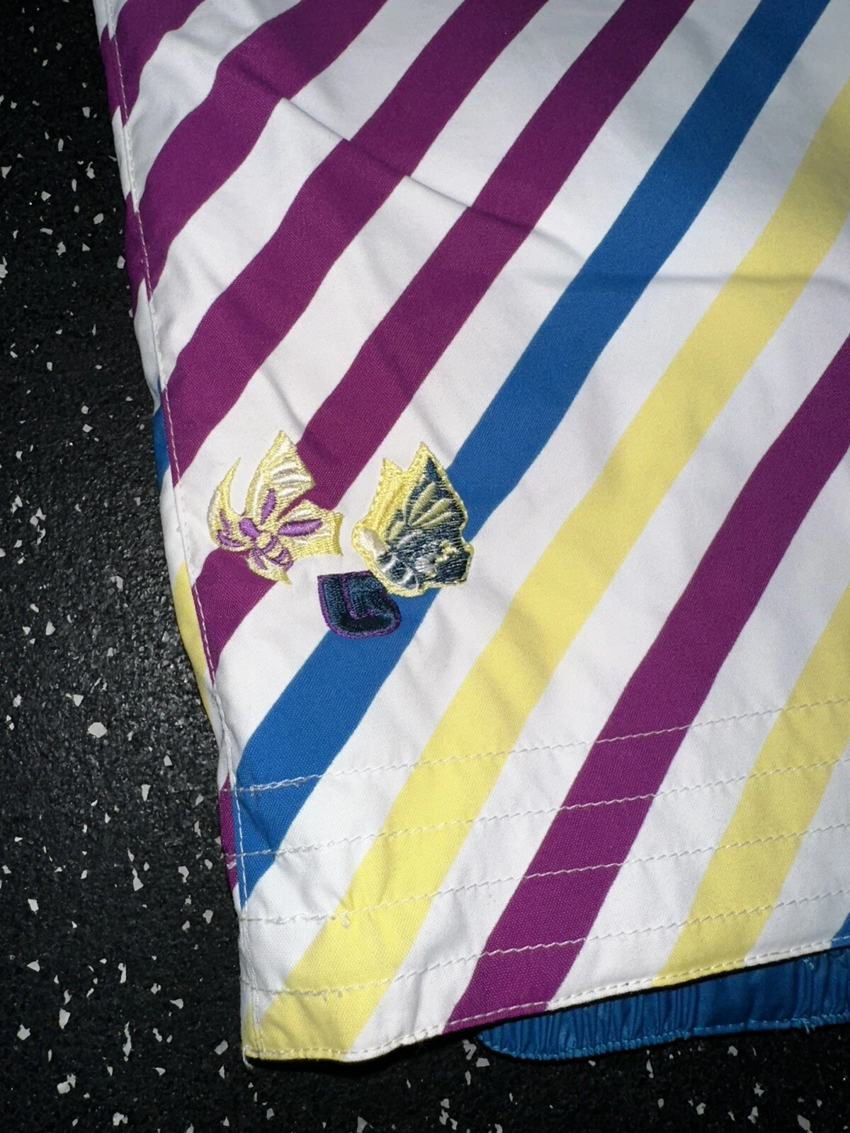 burton dry ride sugar & spice striped snow ski winter pants
