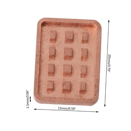 Laptop Memory Heatsink Kit Copper Heat Sink + Thermal Conductive Adhesive - Afbeelding 9 van 9