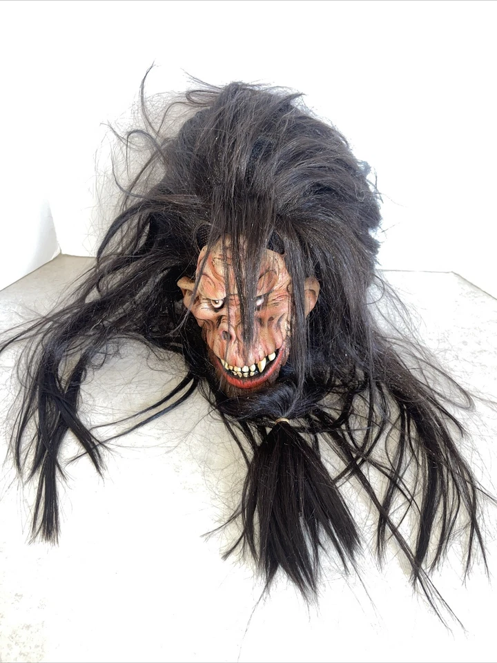 Caveman Mask Halloween Costume Full Hair Barbarian Prehistoric Paper Magic Co - Image 3 of 4