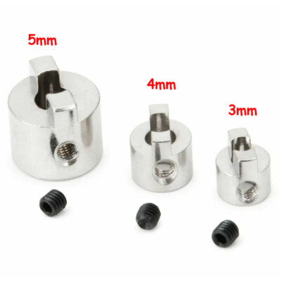 1/5/10 Stück Edelstahl Drive Dogs - für 3mm 4mm 5mm Propeller RC Boot Welle