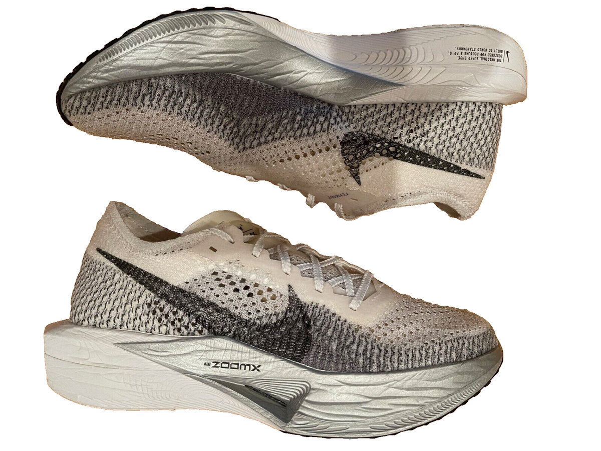 Size 9.5 - Nike ZoomX VaporFly Next% 3 White Particle Grey  display picture 2