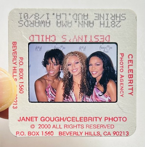 Destiny's Child Beyoncé Knowles 35mm Original Photo Slide AMA Awards 2001 Shrine