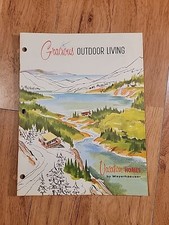 Vintage Weyerhaeuser Vacation Homes Advertisting Booklet mid century modern