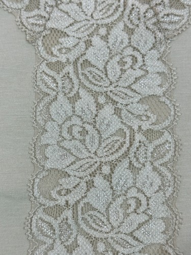 Geoffrey Beene Sport Women's XL Sleeveless V Neck Tan Lace Stretch Top NWT - Picture 3 of 8