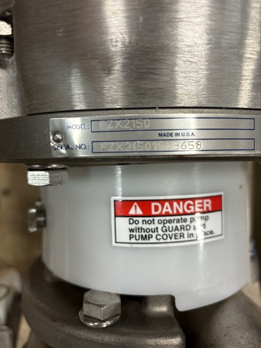 Fristam 7.5hp Stainless Washdown Centrifugal Pump - Picture 10 of 11
