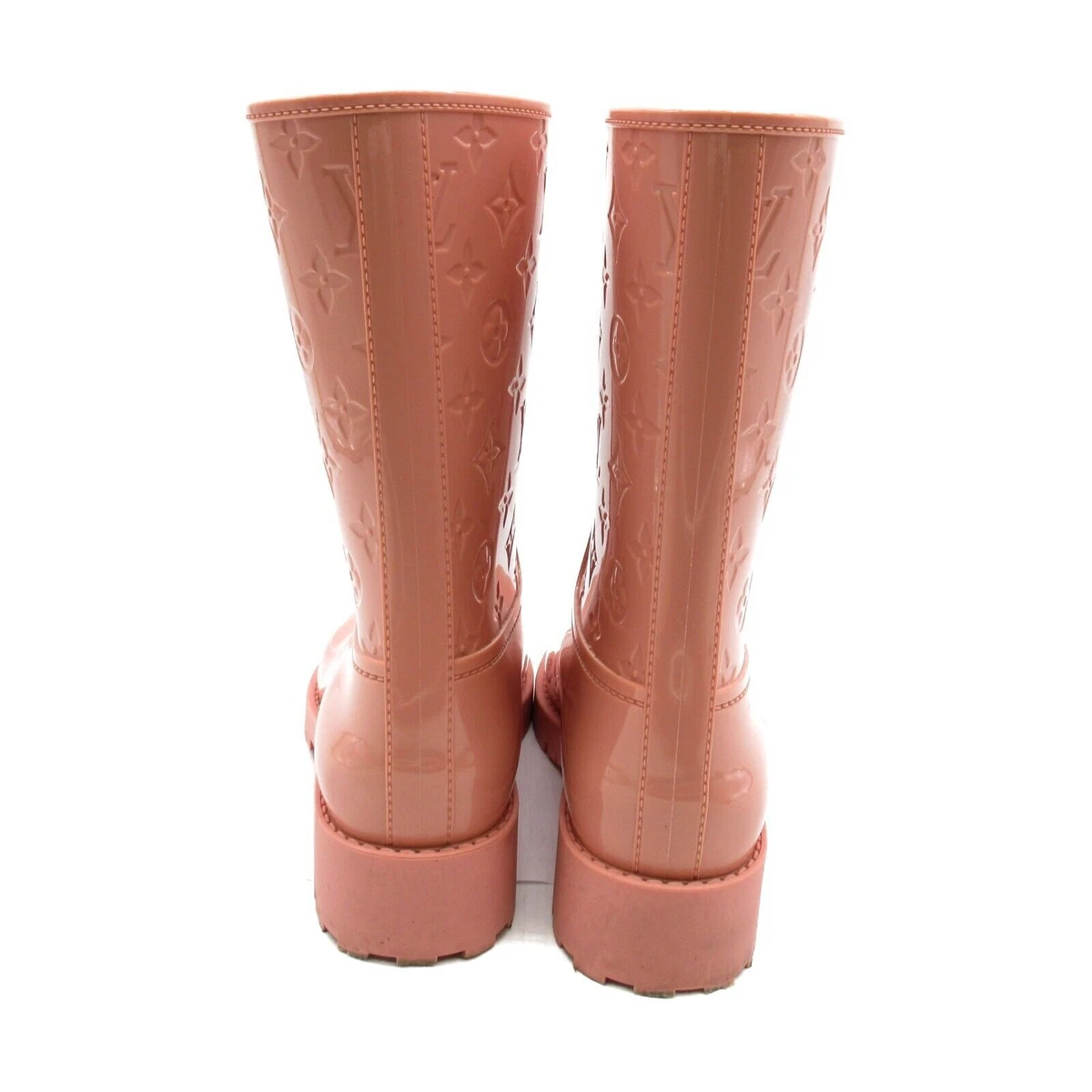Pink louis hotsell vuitton boots
