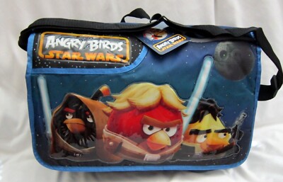 Adult Angry Birds Star Wars 16'' W x 10'' H x 5'' D Messenger Bag Purse-Brand New! 