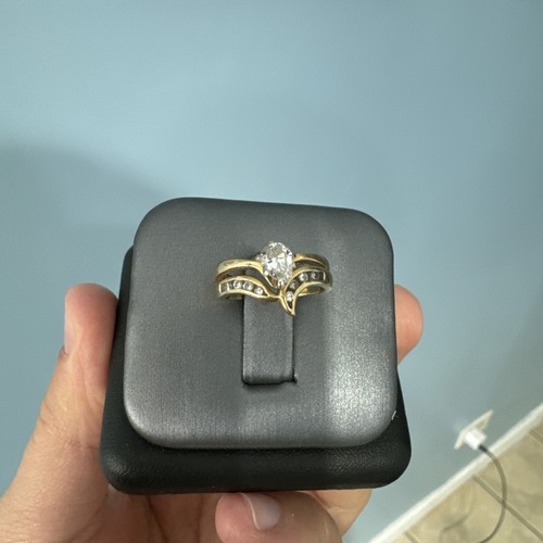 14k Yellow Gold Engagement Ring .5CT Size 4, 3.5g, 3-9mm