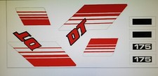 Yamaha DT175MX UK 1981 Full Decal Kit