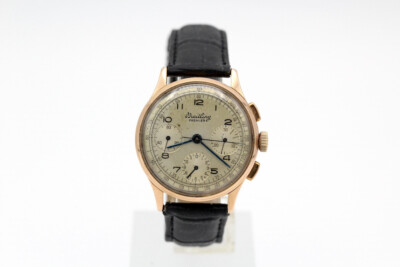 Breitling Premier Ref.: 787 - Venus 178 - Roségold - Chronograph von ca. 1945 -