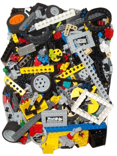 LEGO 100 Teile Technic Lochbalken Pins Lifter Räder Lochplatten Kreuzstangen TOP - Picture 2 of 2
