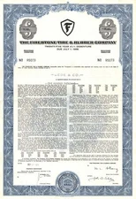 Firestone Tire and Rubber Co. - 1975 dated $100,000 Automotive Bond - Automotive