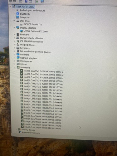Custom Gaming i9 10850k RTX 2060 32GB 1TB M.2 Win 11 - Afbeelding 4 van 7