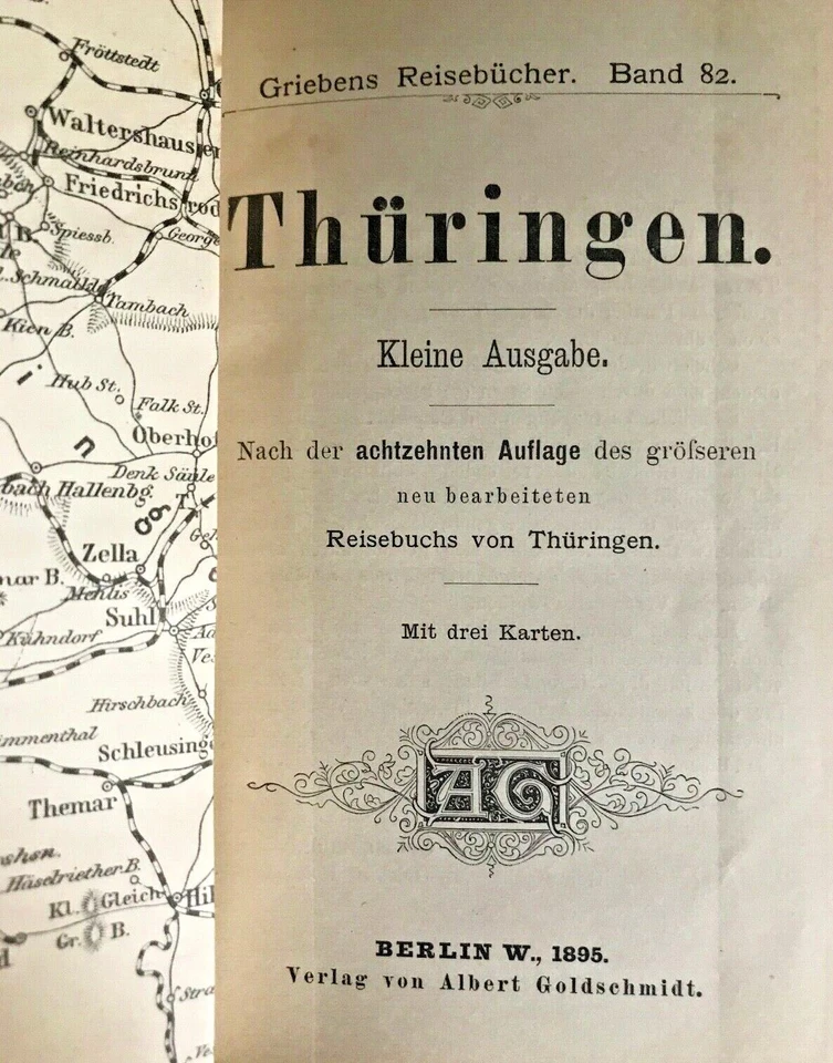 Griebens Reiseführer, Griebens Reiseführer, Reiseführer Thüringen, Thüringen - Bild 1 von 1