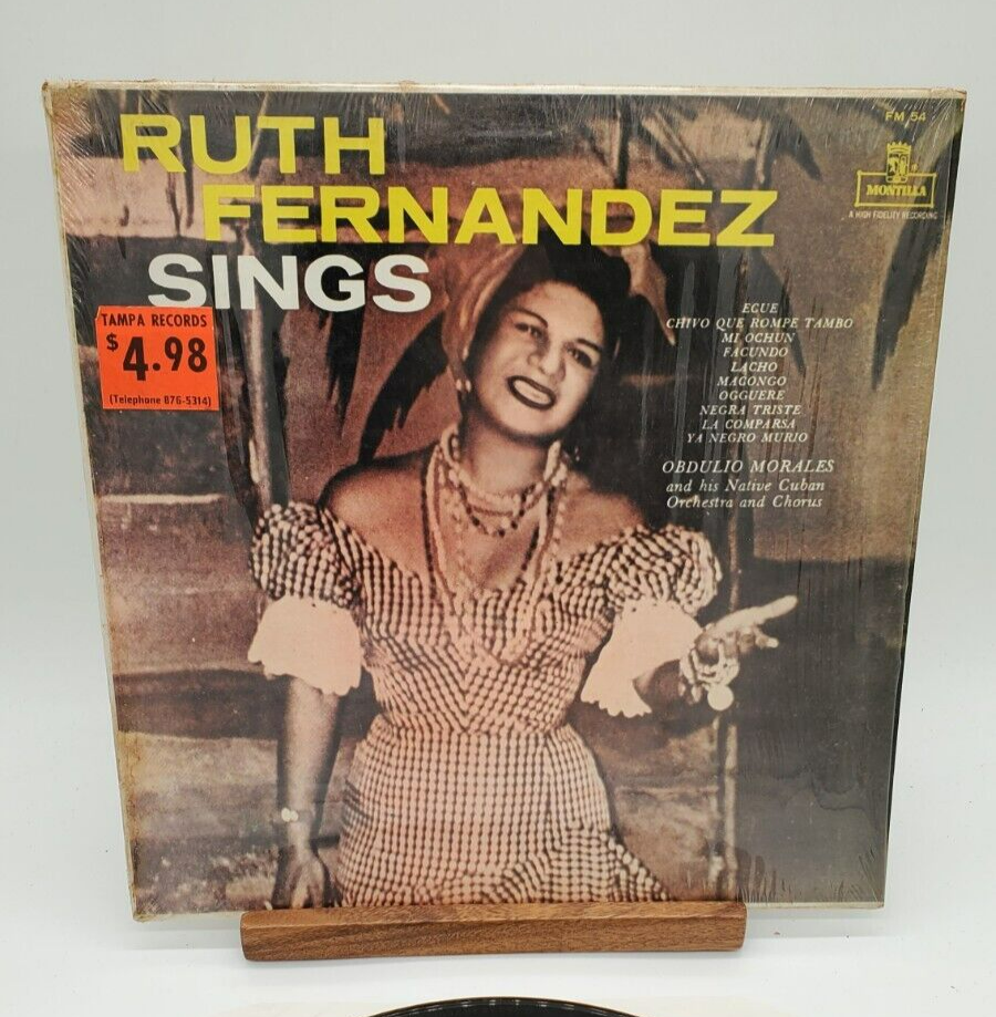 RUTH FERNANDEZ SINGS AFRO CUBAN LATIN MUSIC MONTILLA FM-54 RECORD