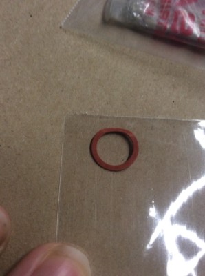 KAWASAKI JS400 JS550 JS440 A1 SAMURAI FLOAT VALVE SEAT GASKET OEM NOS 16029-004