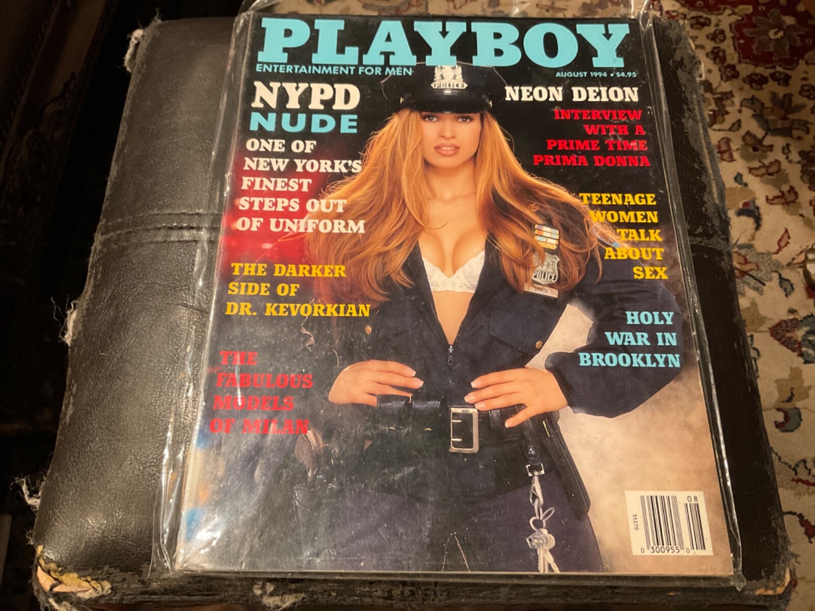 PLAYBOY MAGAZINE AUGUST 1994, NYPD NUDE, DEION SANDERS, VERY GOOD eBay