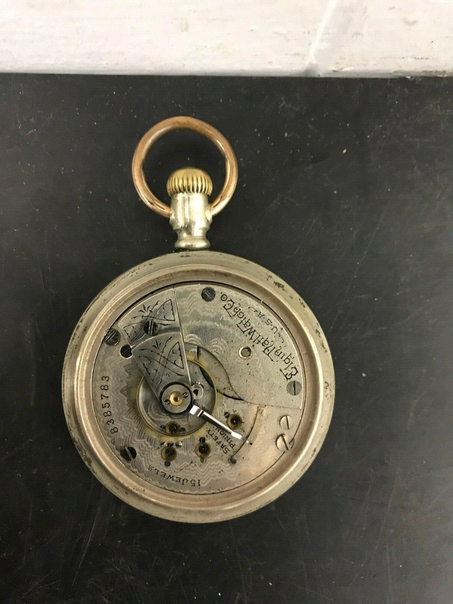 VINTAGE 1900 ELGIN POCKET WATCH 15 JEWELS 18S GRADE 218 ILLINOIS