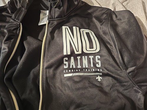 New Orleans Saints NFL Combine Authentic XL Zip-Up Hoodie NWT - Picture 7 of 8