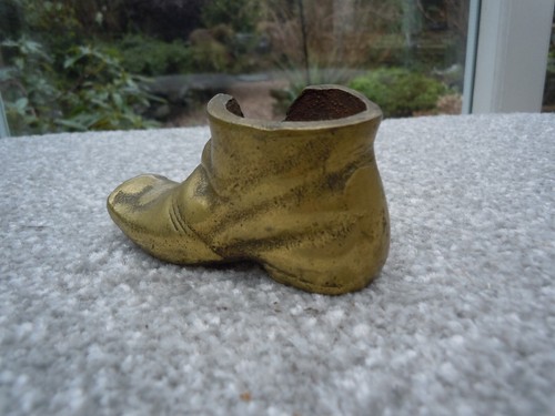Brass Match Boot "Old Luck Match Boot" - Picture 3 of 5