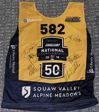 US Ski Team Racing National Championships Bib Jersey Liberty Mutual Signed #582