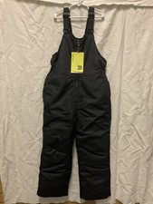 Kids Snow Ski Bib - Black Size M 8-10 All in Motion BRAND NEW Ski Pants