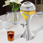 3L Beer Beverage Cold Drink Tower Dispenser Drink Dispenser with Ice Tube Led