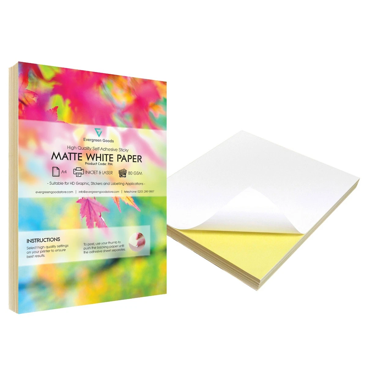 Adhesive printing paper deals