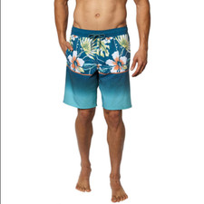 Hang Ten Men's Swim Short, Size L, Color Green