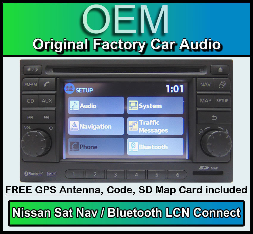 Nissan Qashqai Sat Nav LCN Connect Navigation CD Radio, V12 SD