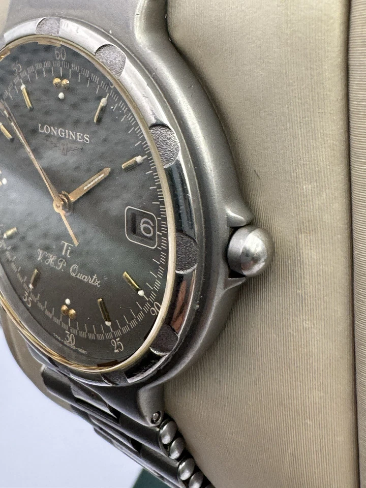 Longines Conquest Quartz Men's Watch 4020 Titan Vintage VHP  - Image 4 of 4