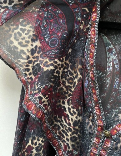 New £496 Camilla Franks Ruffle Front Blouse Top Silk S Uk 10 The Smoking Lounge - Picture 15 of 22